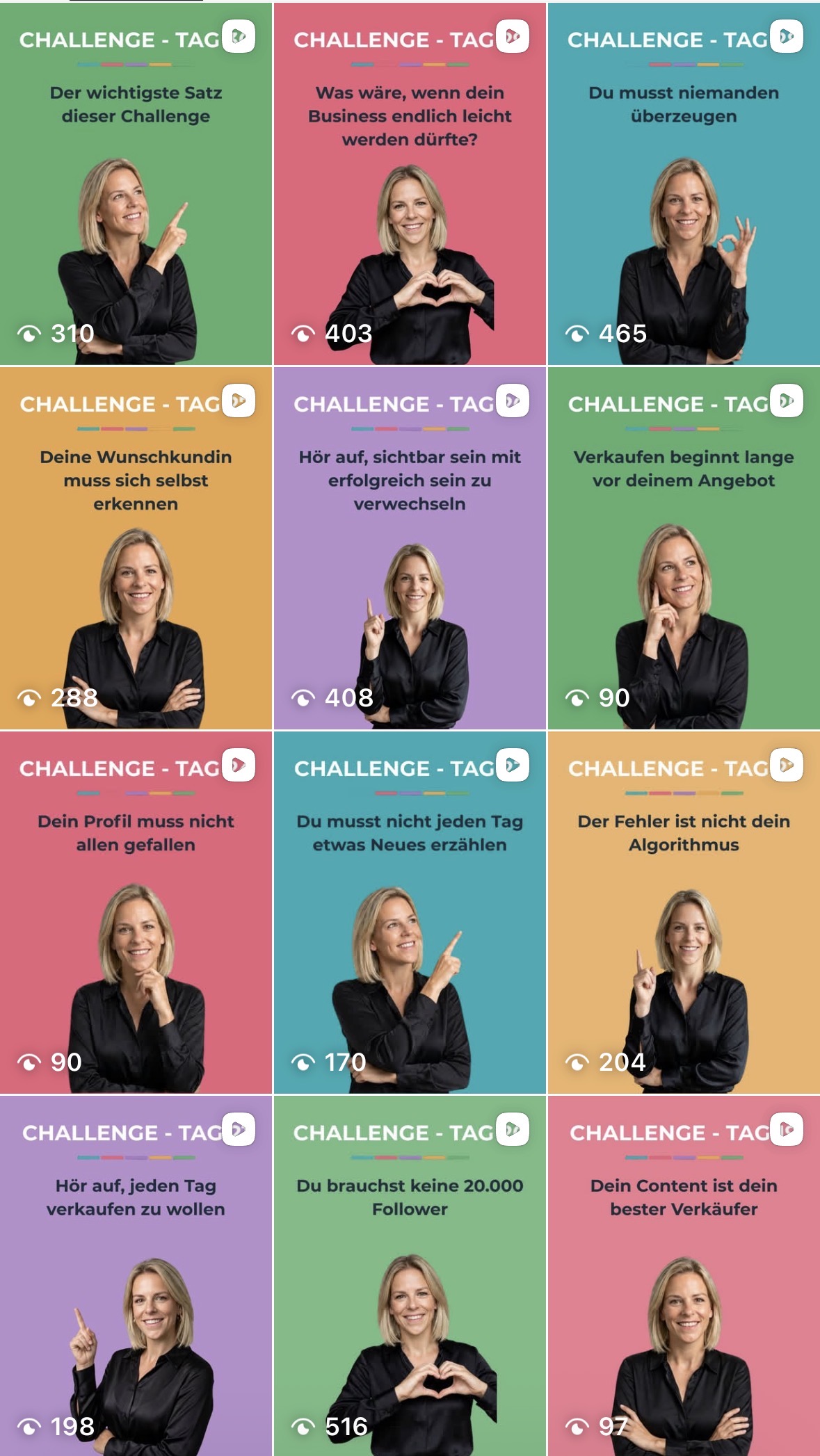 Ausschnitt aus Sinahs Instagram-Feed